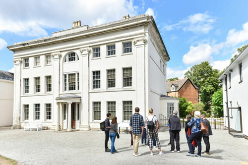 photo of a group in front of Soho House